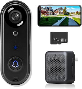Frontpage: 🔔 Wireless Video Doorbell Camera, with FREE 32 GB Card Nigh Vision Camera