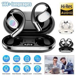 YYK-Q39 AI Earphones, Bluetooth 5.4 Sports Headset with Noise Cancelling Earbuds