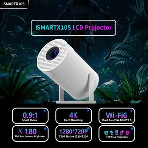 Audio: ISMARTX10S HY300 PRO 260ANSI, Android 13 Projector with Remote
