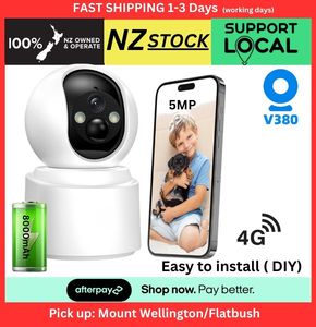 4G 5MP Wireless Rechargeable Security Camera for Baby & Pet Monitoring,360°PTZ,&hellip;