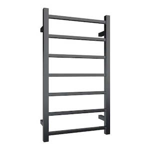 Water Heating: NEWTECH QUADRO HEATED TOWEL RAIL 800X450MM GUNMETAL
