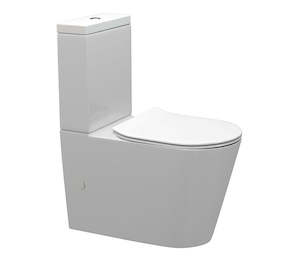 Toilets: ELEMENTI LSPEC ACCESSIBLE/OVERHEIGHT CC BTW TOILET SUITE TOP/BOTTOM INLET