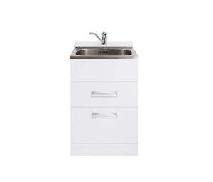 Laundry: AQUATICA HUB TUB 560MM, DRAWER MODEL
