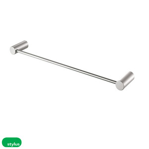 Accessories: Basis Hand Towel Rail - Brushed Nickel