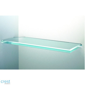 Accessories: Rectangle Floating Glass Shelves