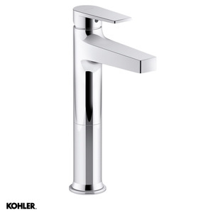Basin Taps Mixers: Taut Tall Basin Mixer - Polished Chrome