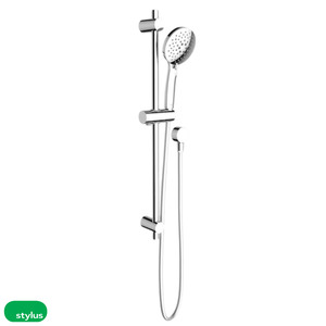Tapware: Basis Round Rail Shower (4 Star) - Chrome