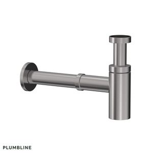 Swiss Deluxe Bottle Trap 32mm - Brushed Stainless Steel