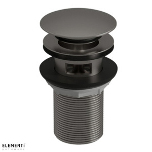 Elementi: Basin Clicker Waste 32mm with Overflow - 5 Colour Options