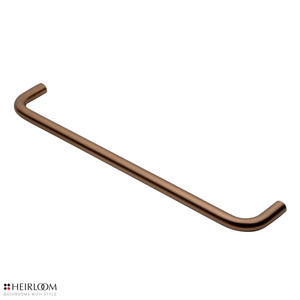 Heated Towel Rails: Strata Aura Single Bar Towel Warmer 632mm - 8 Colour Options