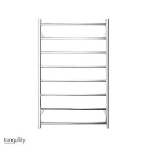 Heated Towel Rails: Executive 8 Bar Round Heated Towel Rail - 3 Colour Options