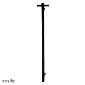 Vertical Poles: Square Vertical Heated Towel Bar 1000mm - 5 Colour Options