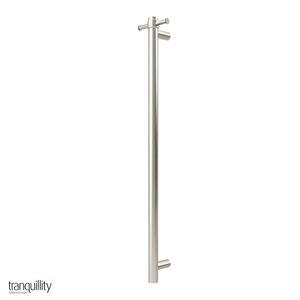 Round Vertical Heated Towel Bar 1000mm - 6 Colour Options