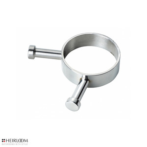 Vertical Poles: Heiko Pole Towel Warmer Robe Hook - 7 Colour Options