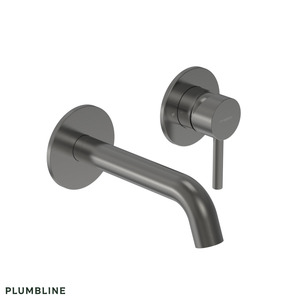 Plumbline Tube Wall Mount Mixer - 5 Colour Options
