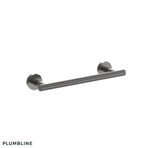 Bathroom 1: Plumbline Tube Towel Rail 300mm - 5 Colour Options