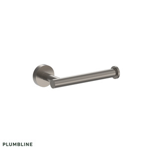 Bathroom 1: Plumbline Tube Single Bar Toilet Roll Holder - 5 Colour Options