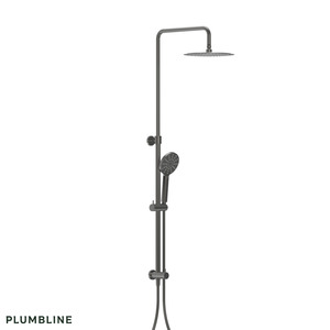 Bathroom 1: Plumbline Tube Shower Column - 5 Colour Options