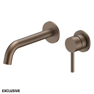 Tapware: Pioneer Wall Mount Basin Mixer - 6 Colour Options