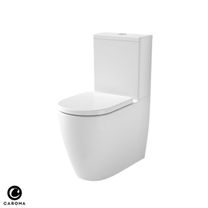 Toilet Suites: Caroma Urbane II CleanFlush Wall Faced Close Coupled Toilet Suite (with GermGard)