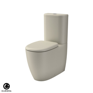 Toilet Suites: Caroma Contura II Cleanflush Wall Faced Close Coupled Toilet Suite - Available in 3 Colours