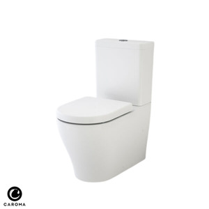 Caroma Luna Wall Faced Toilet Suite - Back Entry