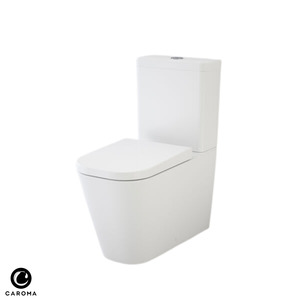Toilet Suites: Caroma Luna Square Cleanflush Wall Faced Toilet Suite