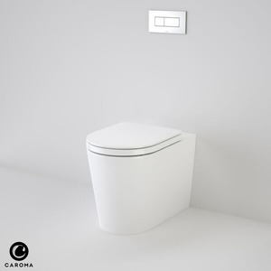 Toilet: Caroma Liano Cleanflush Invisi Series II Wall Faced Toilet Suite (with GermGard)