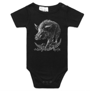 The Backblock Boar Infant Onesie - Unjustified Risk