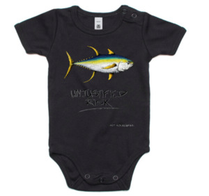 Unjustified Risk Infant Yellowfin Tuna Onesie - Unjustified Risk