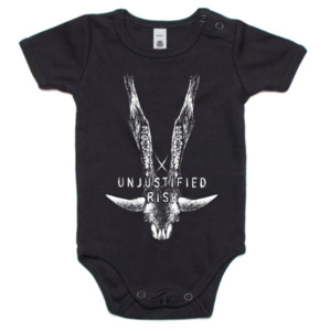 Products: Unjustified Risk Jaw Onesie - Unjustified Risk