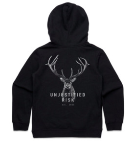 Unjustified Risk Kids Red Stag Hoodie - Unjustified Risk