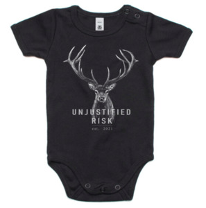 Unjustified Risk Kids Red Stag Onesie - Unjustified Risk