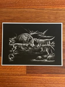 Products: Black Bail Up Fine Art Print - Unjustified Risk