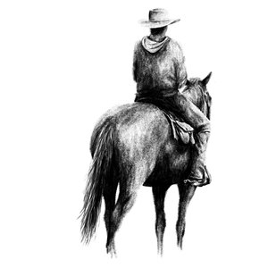 Products: The Horse Fine Art Print - Unjustified Risk