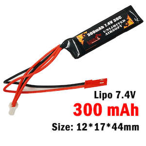 Battery: UAS - 7.4V 300mAh Lipo Battery for HPA Engine