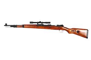 Spring Gun: SNOW WOLF KAR98 BOLT ACTION SPRING SNIPER W/ SCOPE