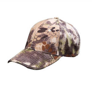Cap Hats: TACTICAL CAMO CAP VELCRO - Highlander