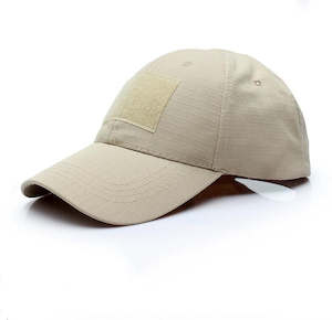 Cap Hats: Tactical Camo Cap velcro - Tan