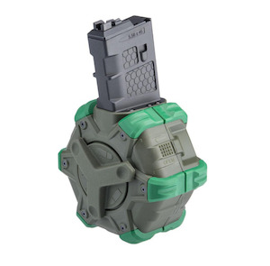 WE Drum Magazine for M4 GBBR  - OD Green