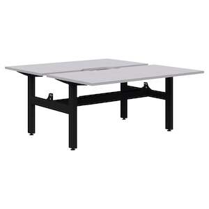 Summit II Fixed Height Back-to-Back 2 Pod Desk