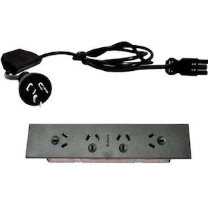 Cable Management: Elsafe Qikfit Powerboard Desk User Starter Kit