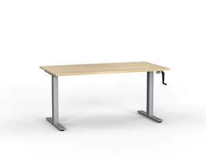 Individual Winder Standing Desks: Agile Manual Individual Standing Desk