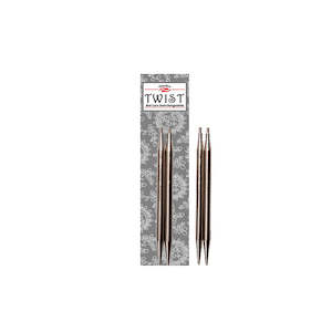 Needles And Hooks: ChiaoGoo TWIST Stainless Steel Tips - 5" (13cm) (Choose your size)