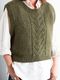 The Basica Vest with Lace Panel