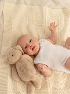 Knit Kits: Textured Squares Baby Blanket