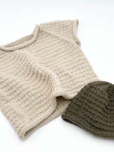 Knit Kits: Little Dimples Tee & Beanie