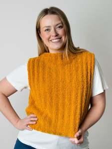 Knitting Patterns: Cloud Rib Vest Pattern