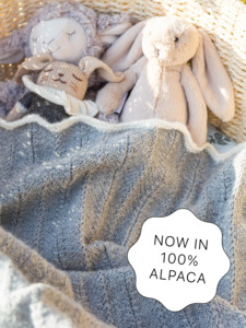 Knit Kits: Penny & Oscar Baby Blanket (100% Alpaca)