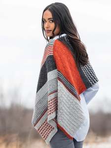 Neck Warmer Knit Kits: Persimmon Wrap Pattern